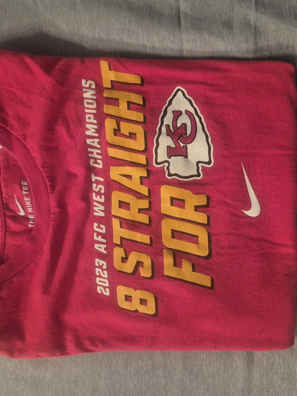 Kids Nike Short Sleeve Pink Kansas City Chiefs Tee